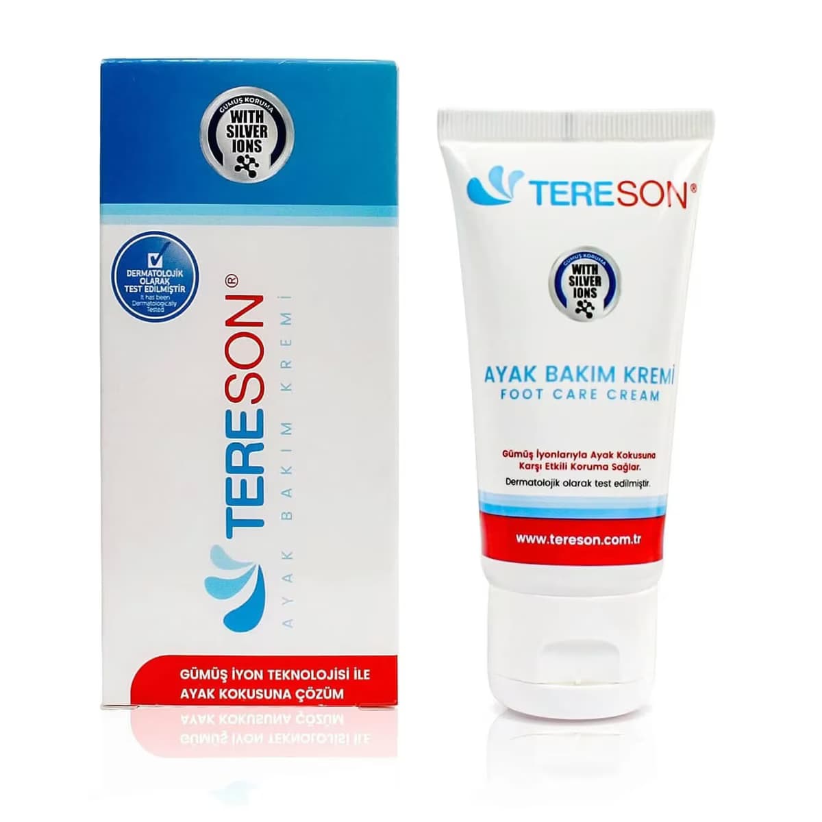 Tereson Koku Karşıtı Ayak Kremi Gümüş İyonlu 50 ml