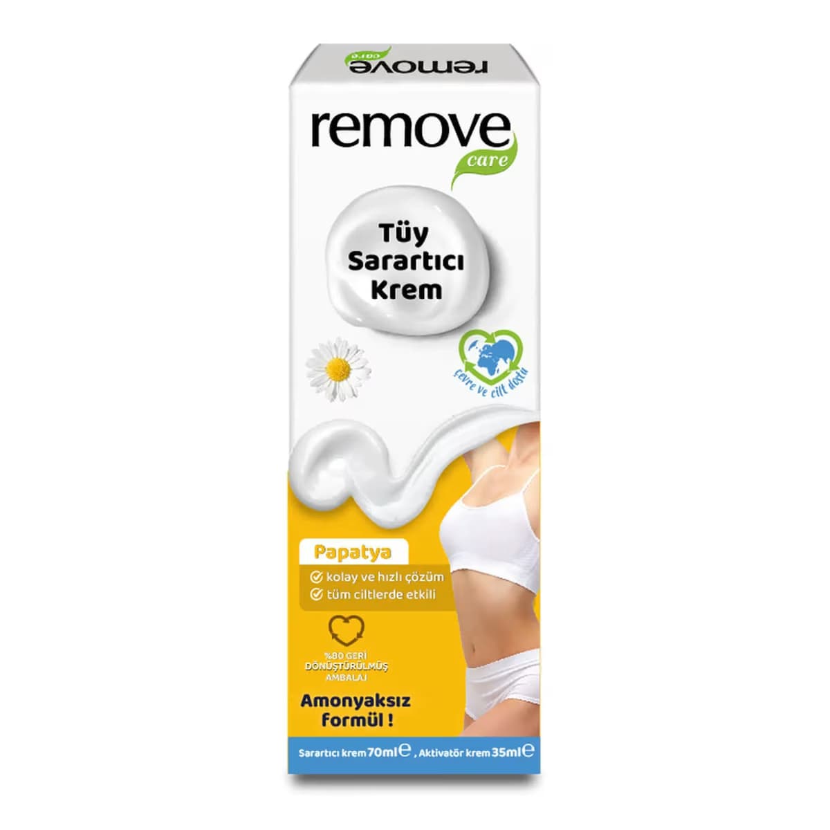 Remove Care Tüy Sarartıcı Krem Amonyaksız 70+35 ml
