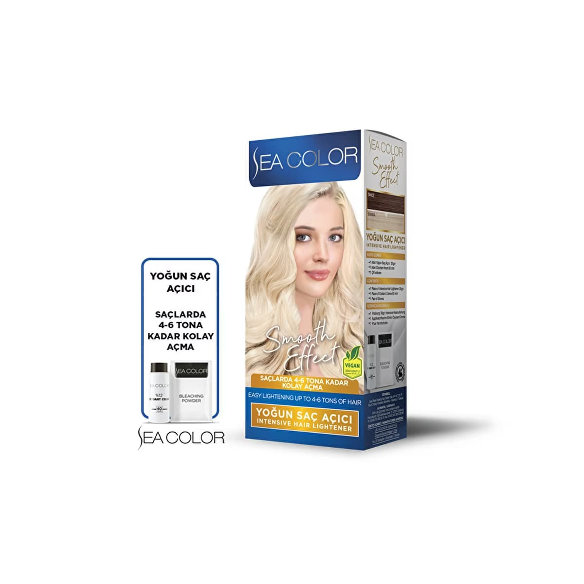 Sea Color Smooth Effect Yoğun Saç Açıcı - Gratis