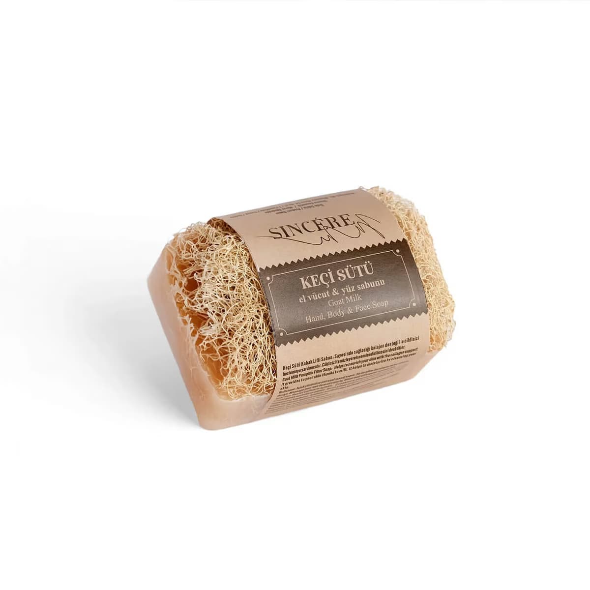 Sincere Kabak Lifli Sabun Keçi Sütlü 120 gr