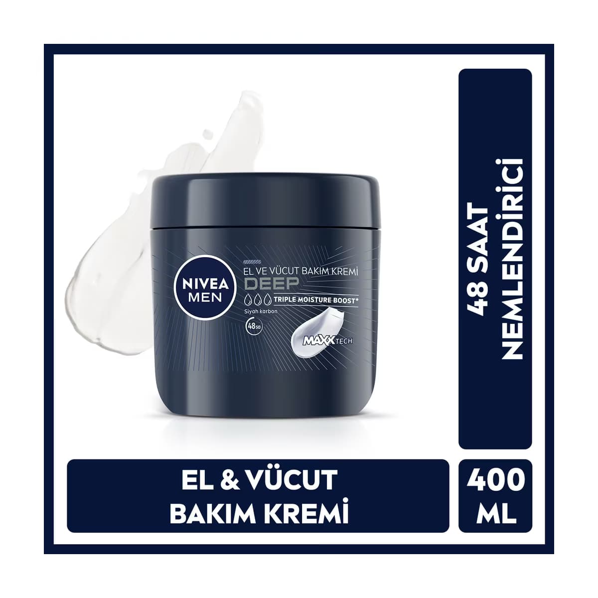 Nivea Men Erkek Deep El ve Vücut Bakım Kremi 400 ml - Gratis
