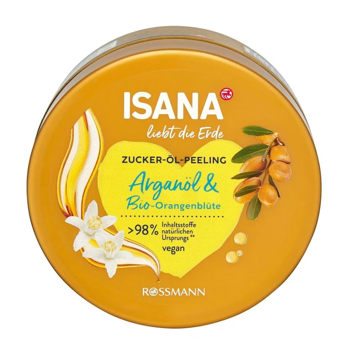 Isana Vücut Peelingi Doğayı Sev Argan Yağ 230 gr