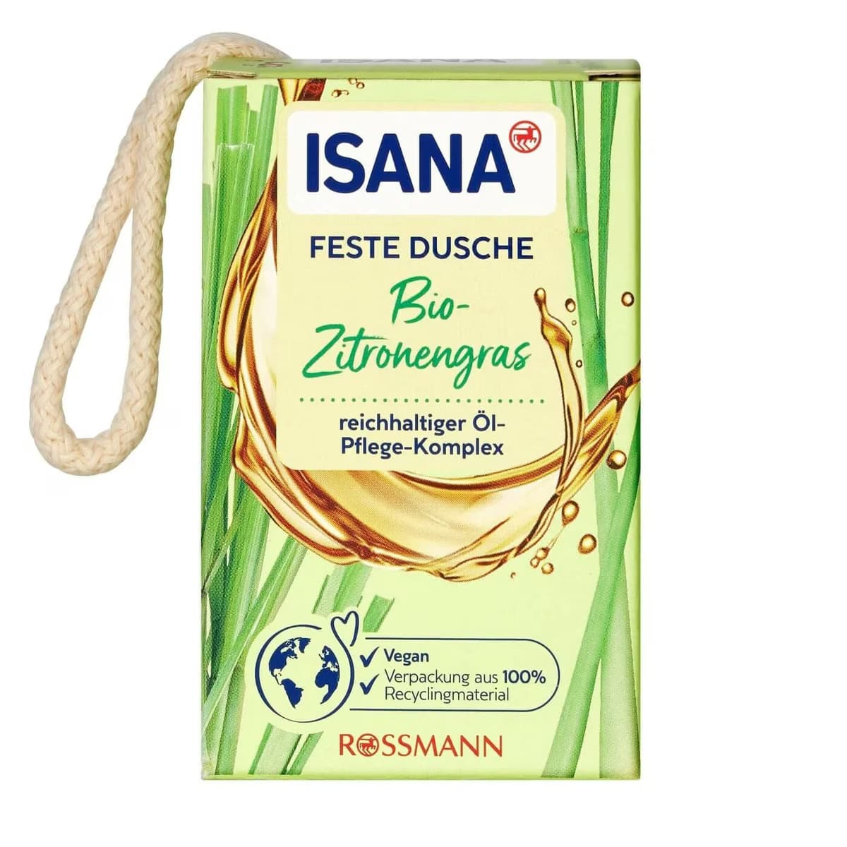 Isana Katı Duş Jeli Limon Çimeni 100 gr