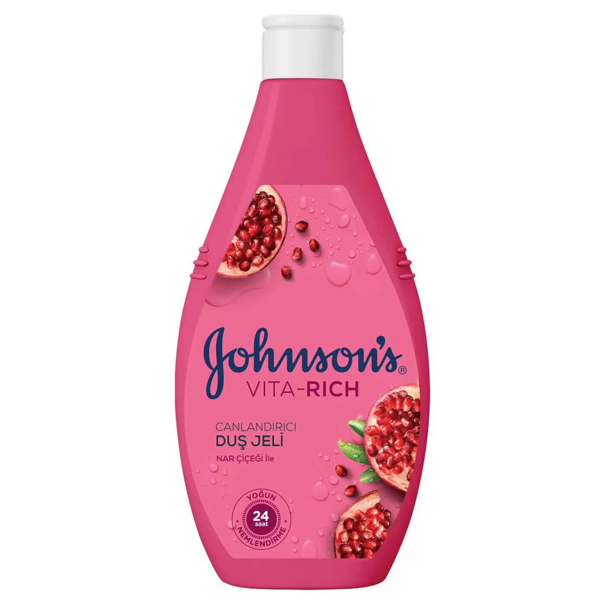 Johnson's Vita-Rich Duş Jeli Nar Çiçeği, Canlandırıcı 400 ml