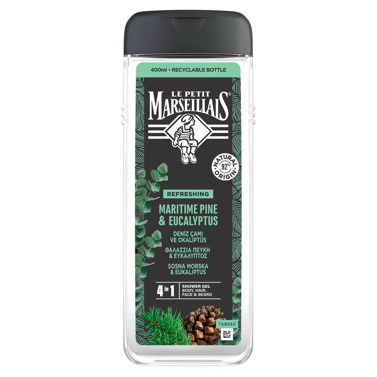 Le Petit Marseillais Duş Jeli Deniz Çamı & Okaliptüs 400 ml