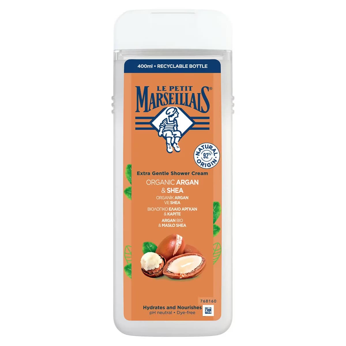 Le Petit Marseillais Duş Jeli Organik Argan & Shea 400 ml