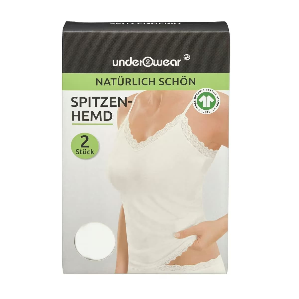 Underwear Kadın Dantelli Atlet 2'li Beyaz L Beden