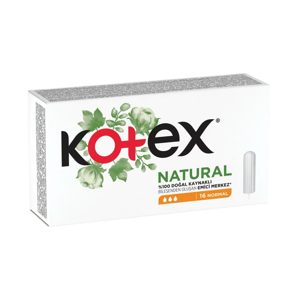 Kotex Natural Tampon Normal 16'lı