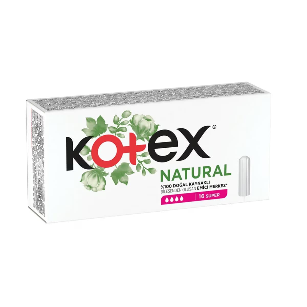 Kotex Natural Tampon Süper 16'lı