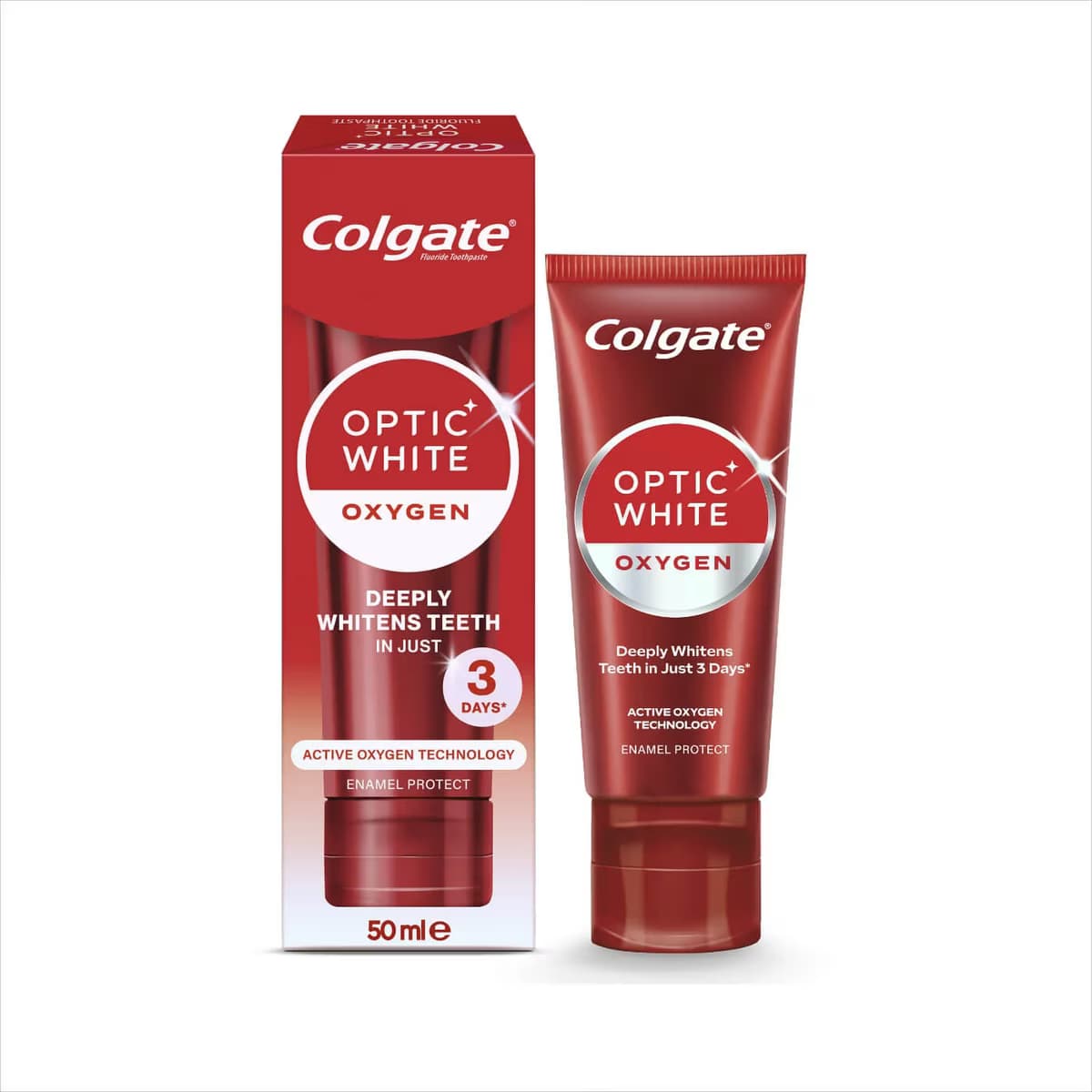 Colgate Optic White Oxygen Aktif Oksijen Teknolojisi Beyazlatıcı Diş Macunu 50 ml