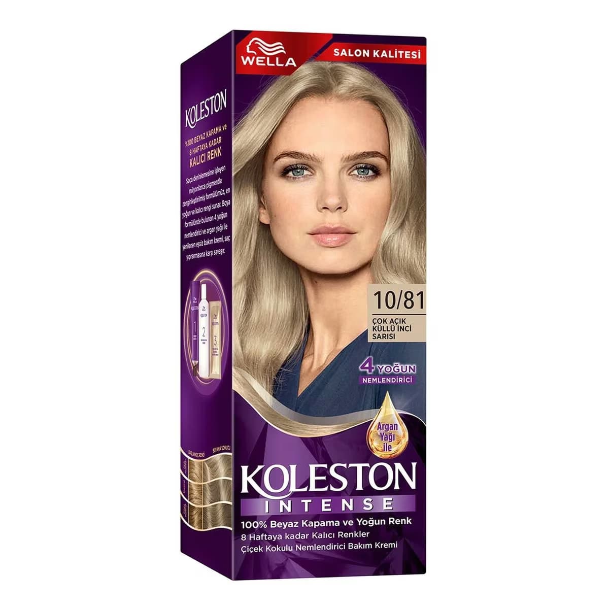 Koleston Intense Saç Boyası 10/81 Çok Açık Küllü İnci Sarısı