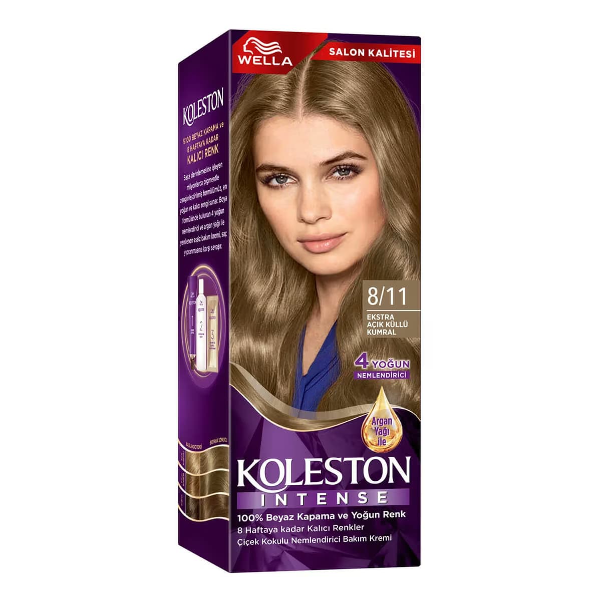 Koleston Intense Saç Boyası 8/11 Ekstra Açık Küllü Kumral