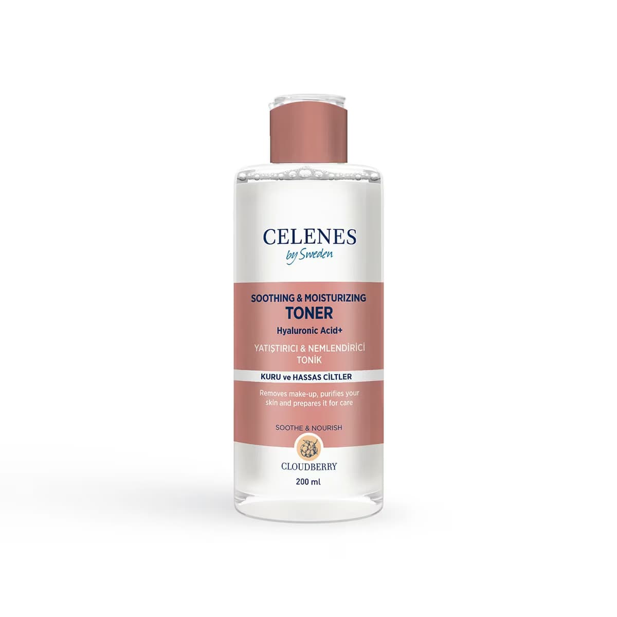 Celenes Cloudberry Nemlendirici & Yatıştırıcı Tonik Kuru ve Hassas Ciltler 200 ml