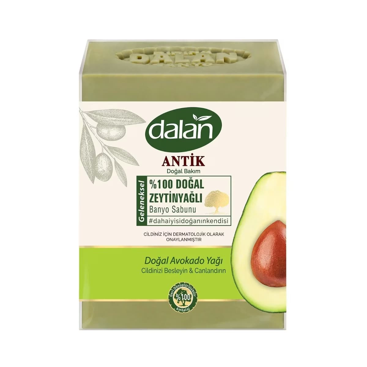 Dalan Katı Sabun Antik Zeytinyağlı Avokado 4x150 gr
