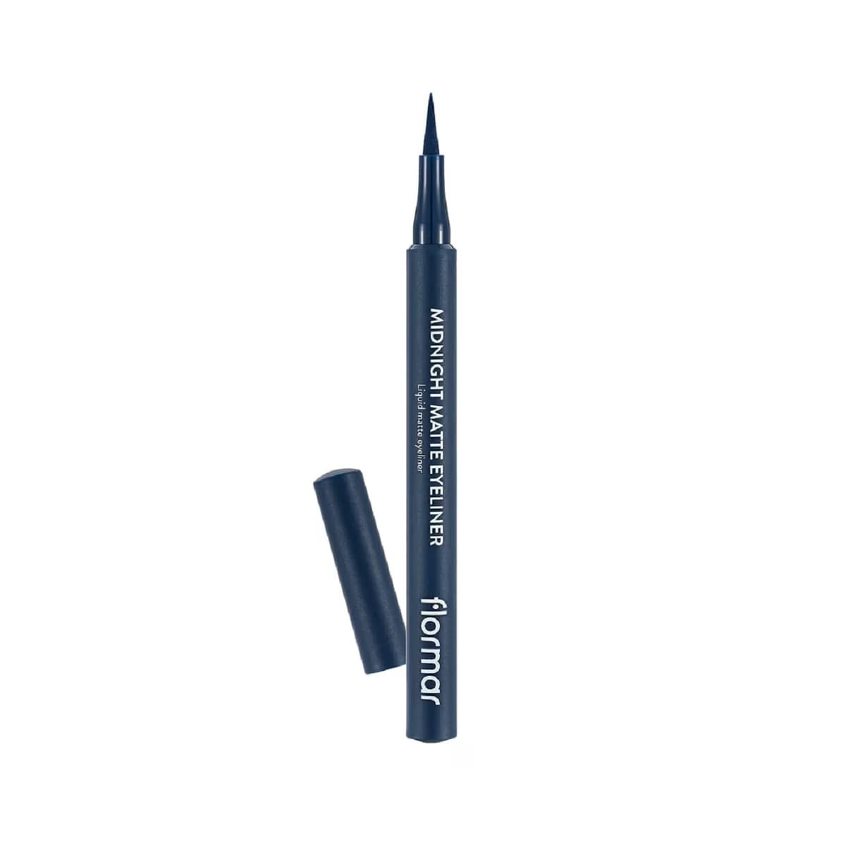 Flormar Midnight Matte Yüksek Pigmentli & Mat Bitişli Likit Göz Kalemi 003 Dark Blue