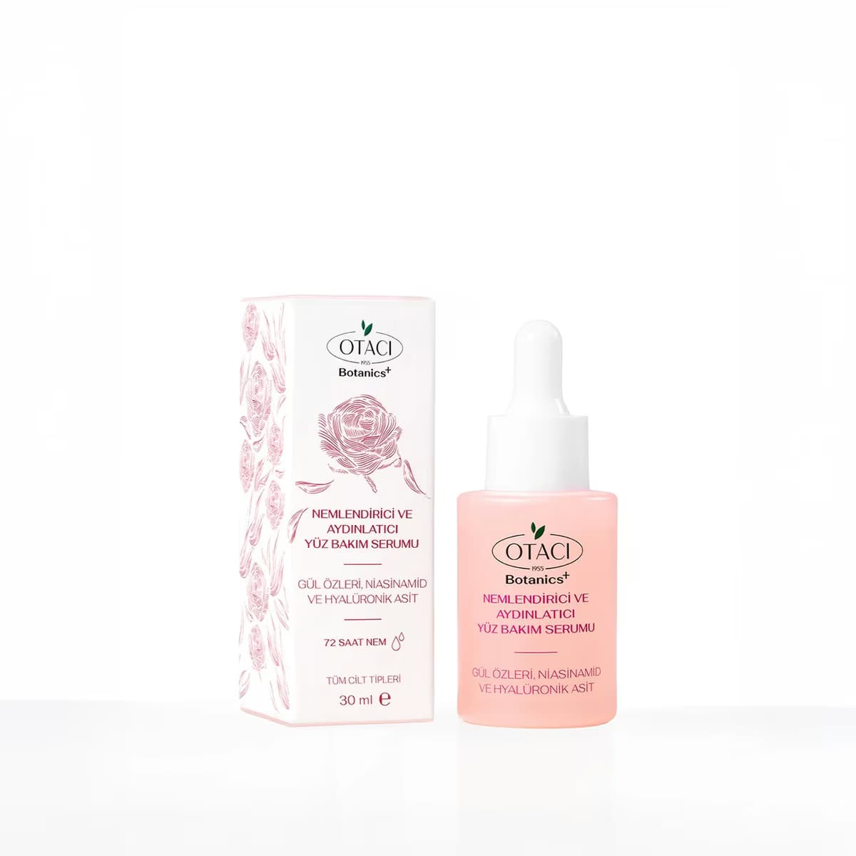 Otacı Botanics+ Nemlendirici ve Aydınlatıcı Yüz Bakım Serumu 30 ml