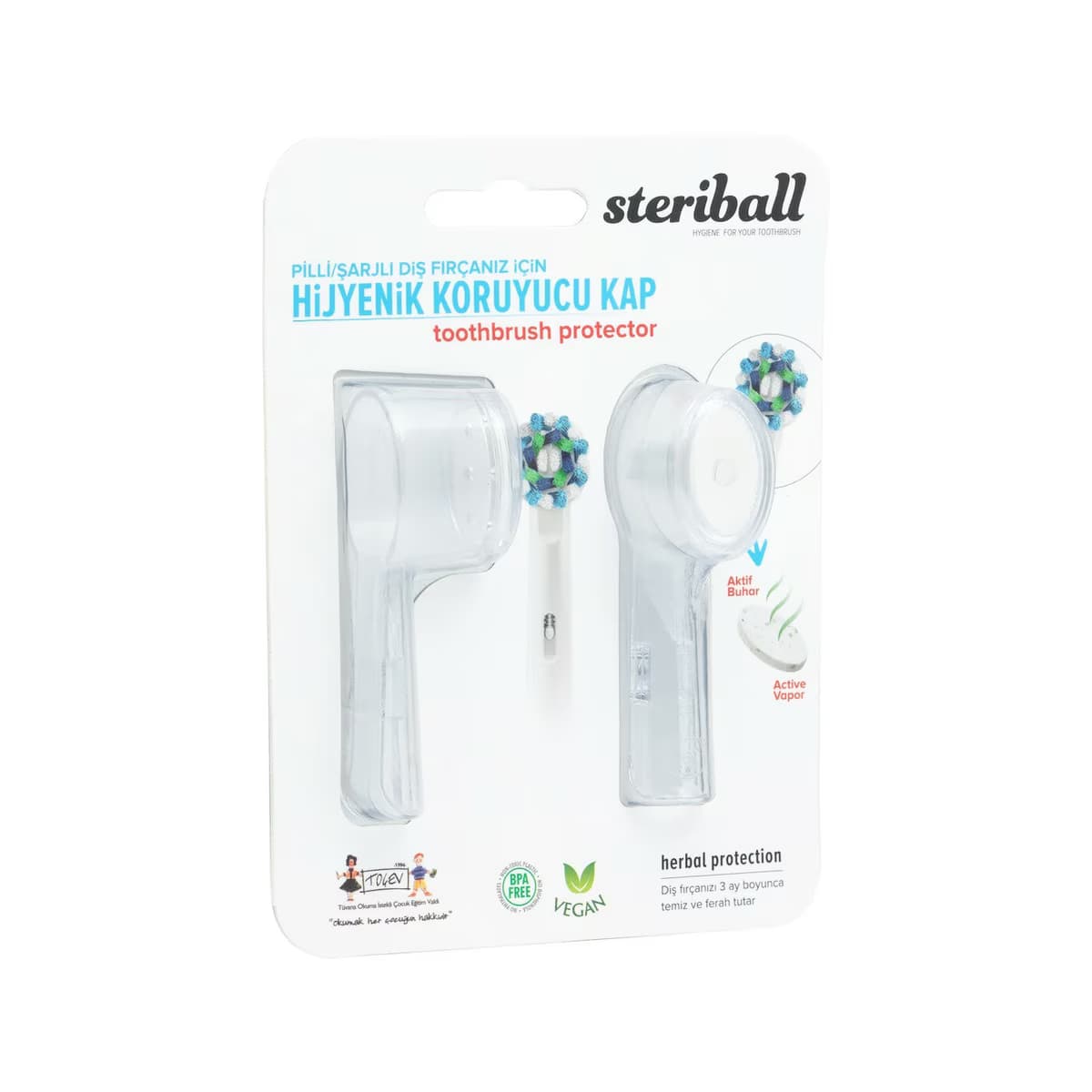 Steriball Elektrikli-Pilli Diş Fırçası Hijyenik Diş Fırçası Koruma Kabı