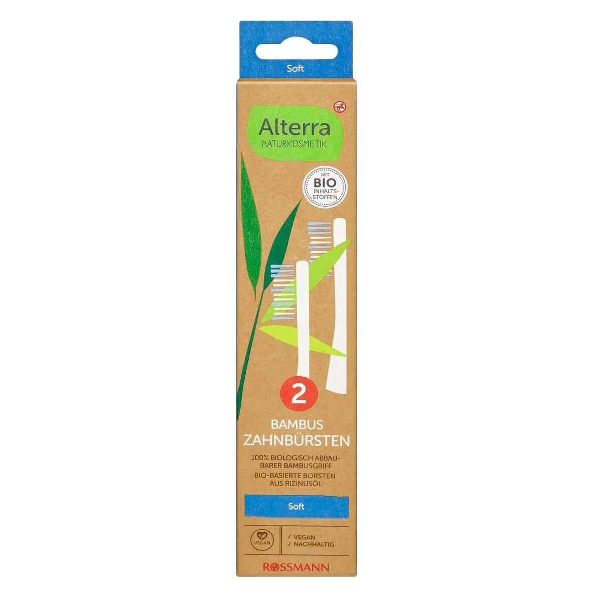 Alterra Double Pack 2'li Yumuşak Diş Fırçası Bambu