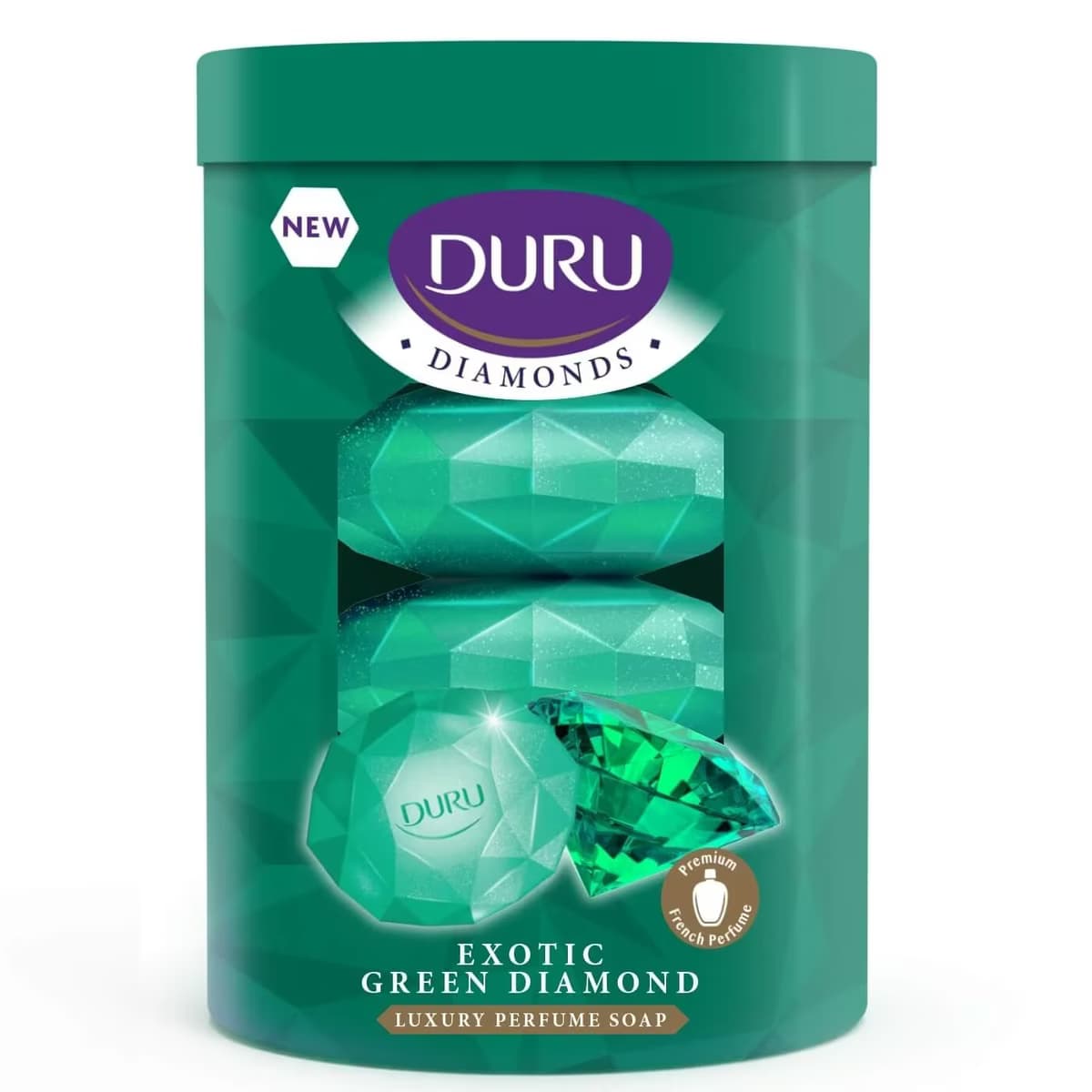 Duru Katı Sabun Diamonds Series Green 4x90 gr