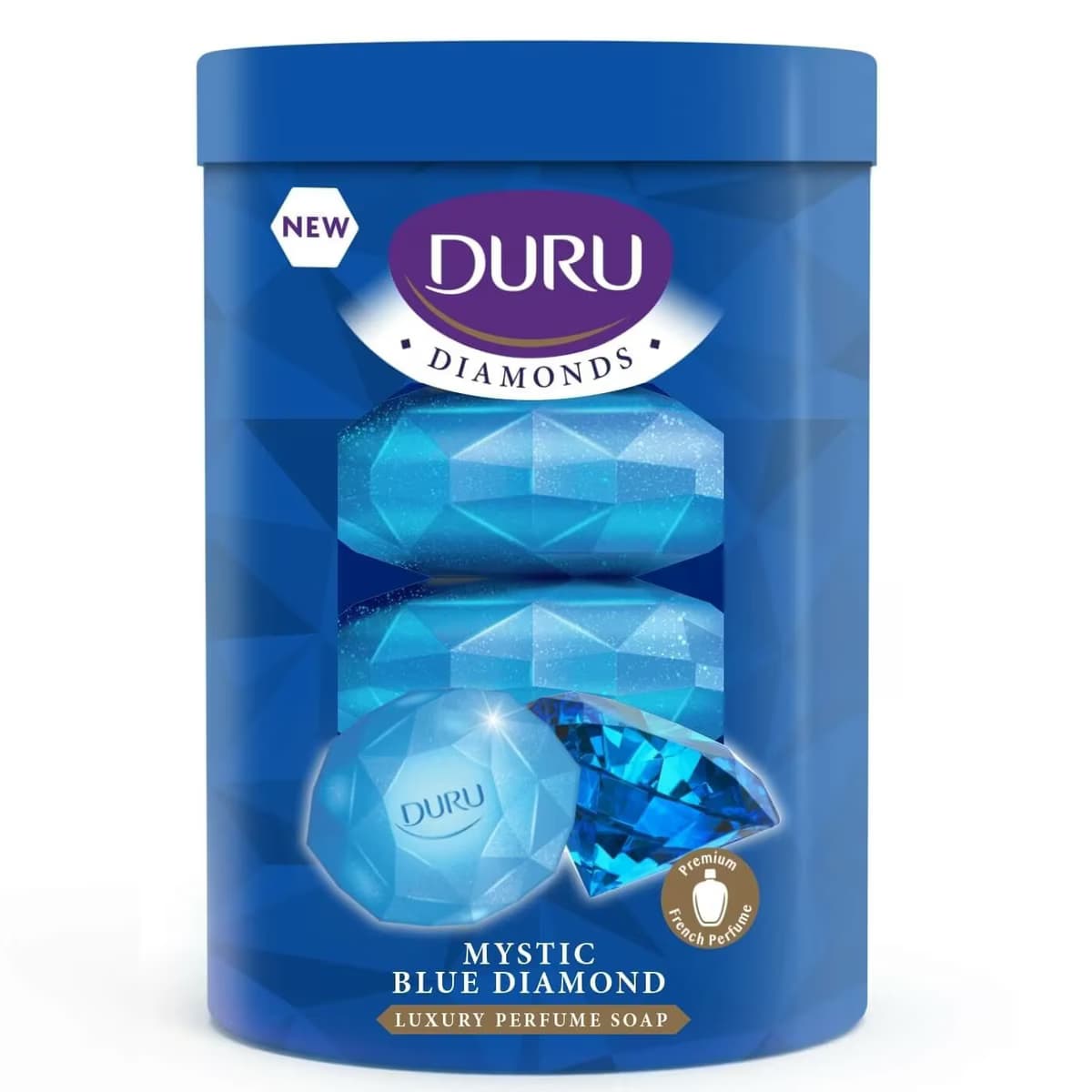 Duru Katı Sabun Diamonds Series Blue 4x90 gr