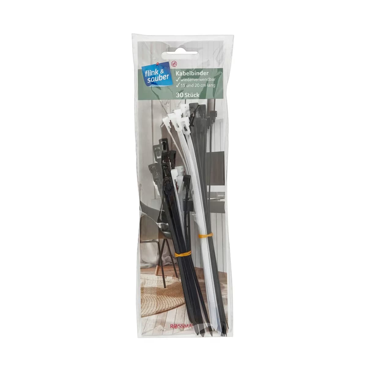 Flink & Sauber Kablo Bağı Tekrar Kullanılabilir