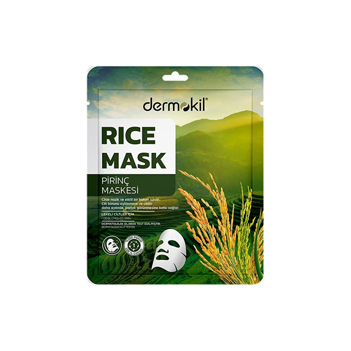 Dermokil Pirinç Maskesi 20 gr (Lekeli Ciltler İçin) - Gratis