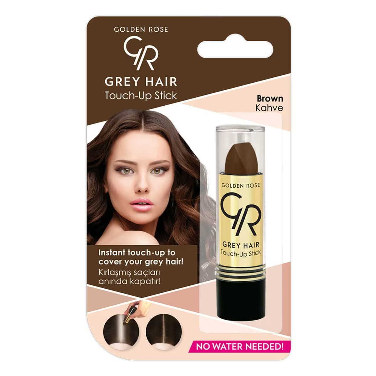 Golden Rose Beyaz Saç Kapatıcı Stick No.05 Brown 1 adet