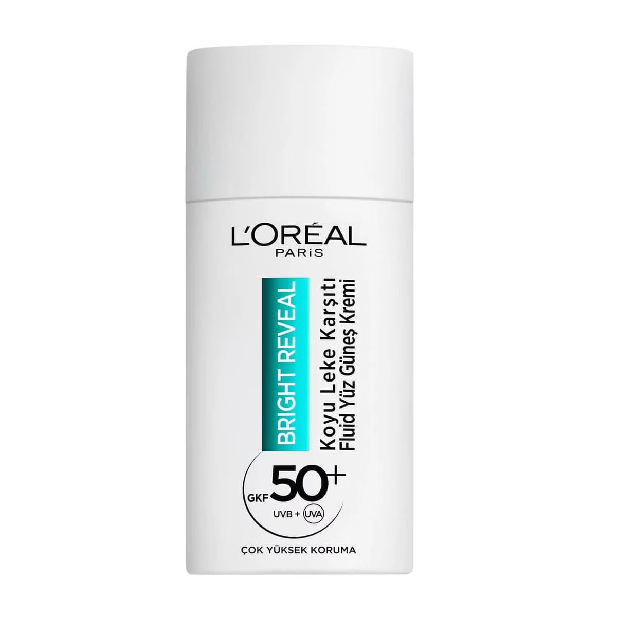 L'Oréal Paris Bright Reveal Spf 50+ Koyu Leke Karşıtı Yüz Güneş Kremi 50 ml