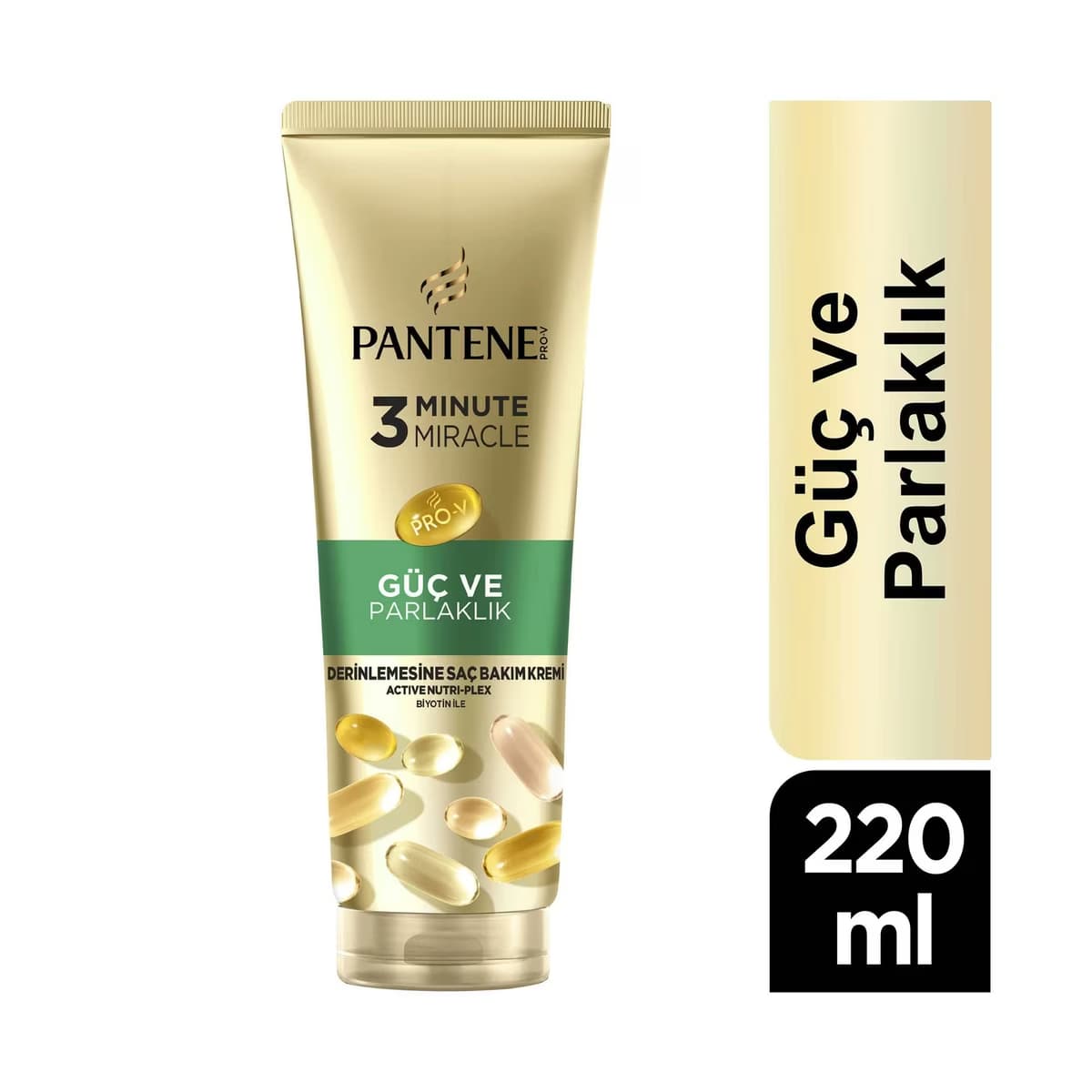 Pantene Miracle Serum Güç & Parlaklık Saç Kremi 220 ml - Gratis