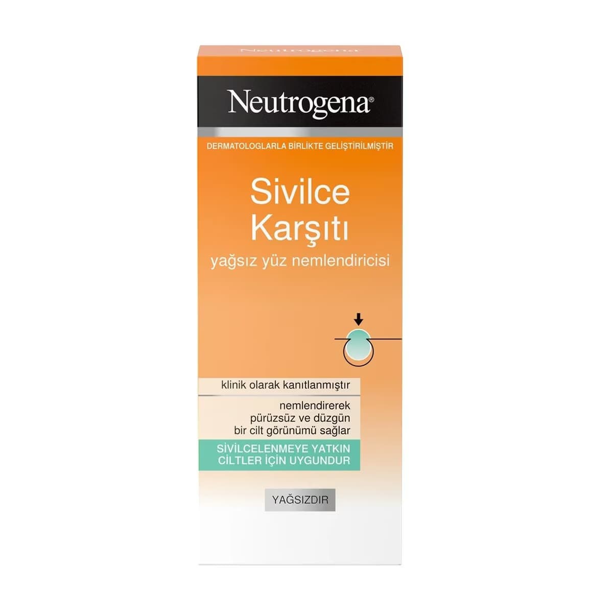 Neutrogena Sivilce Karşıtı Yağsız Yüz Nemlendiricisi 50 ml