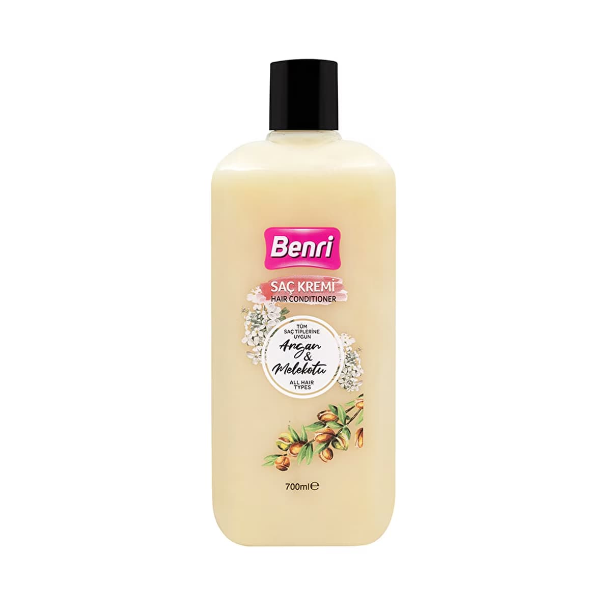 Benri Argan & Melek Otu Saç Kremi 700 ml - Gratis