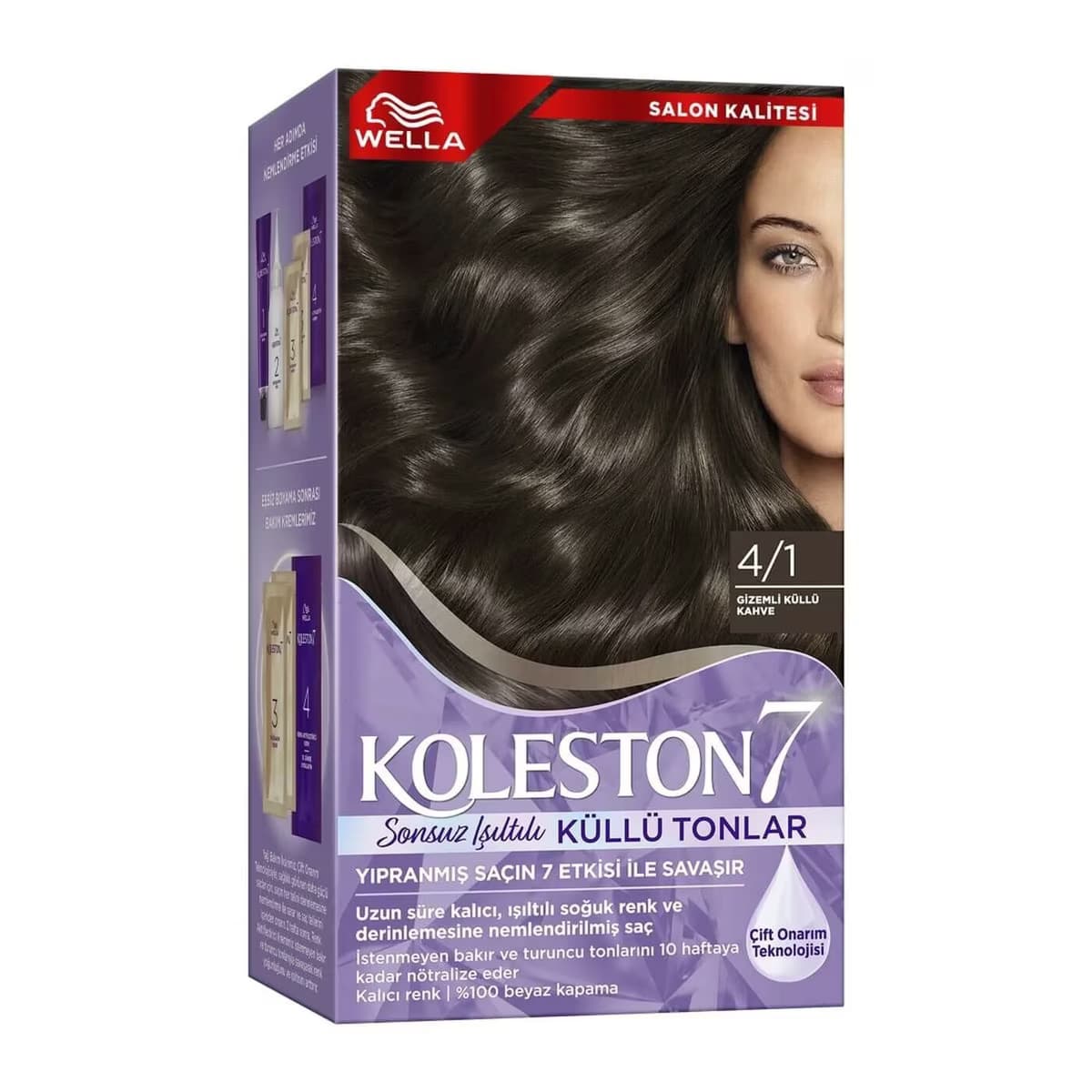 Koleston Supreme Sonsuz Işıltılı Küllü Tonlar Saç Boyası Gizemli Küllü Kahve 4/1