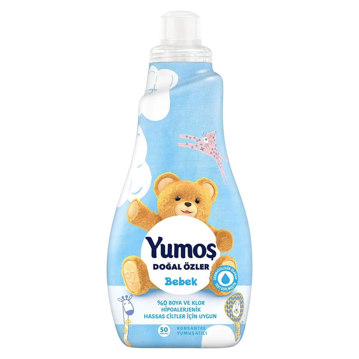 Yumoş Doğal Özler Konsantre Çamaşır Yumuşatıcısı Bebek 1200 ml
