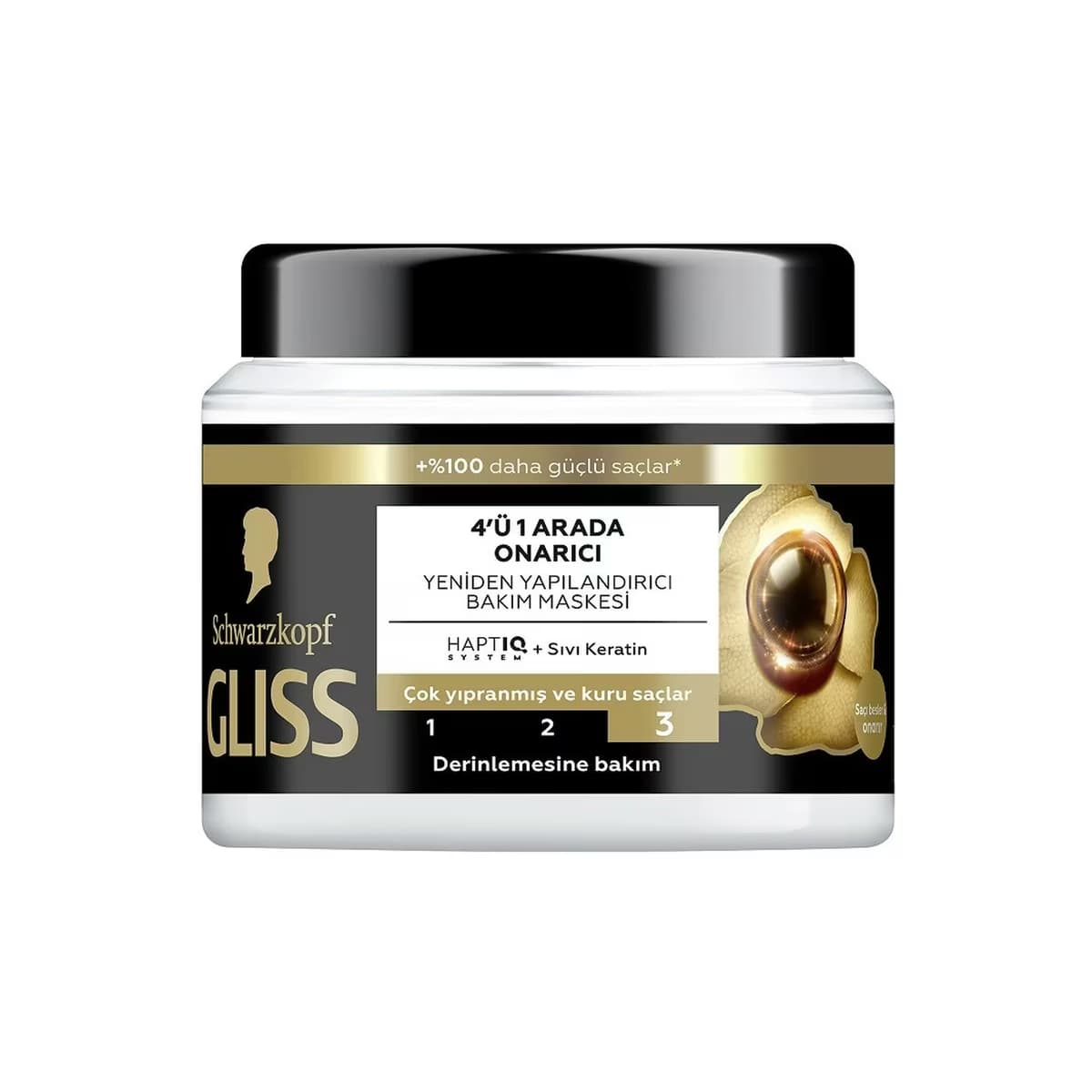Gliss Saç Bakım Maskesi Ultimate Repair 4'ü 1 Arada Onarıcı & Yeniden Yapılandırıcı 400 ml