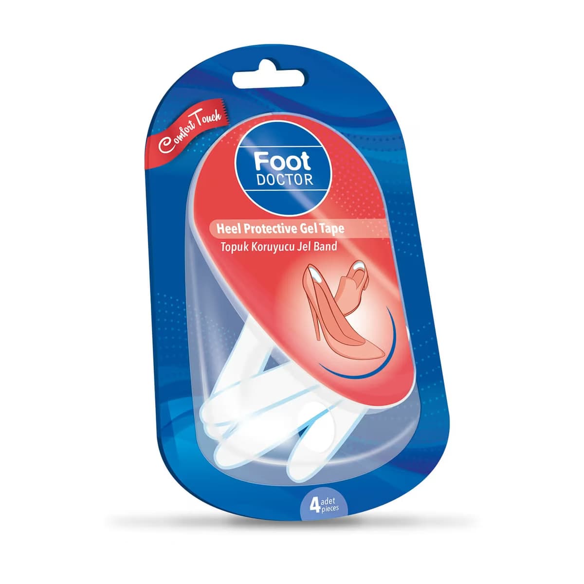 Foot Doctor Ayak Topuk Koruyucu Jel Band 4'lü