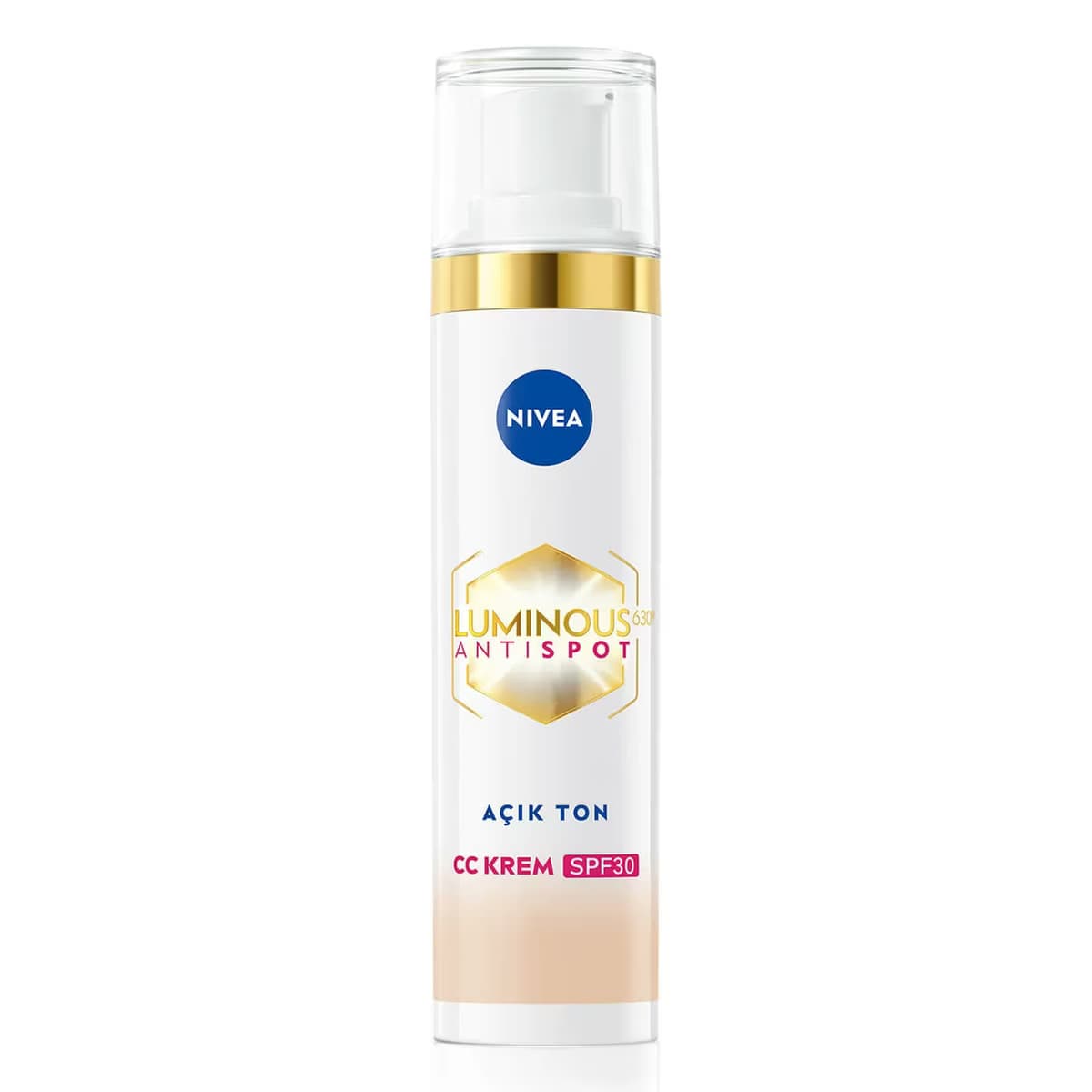 Nivea Luminous630 Koyu Leke Karşıtı CC Yüz Kremi SPF30 Açık Ton 40 ml