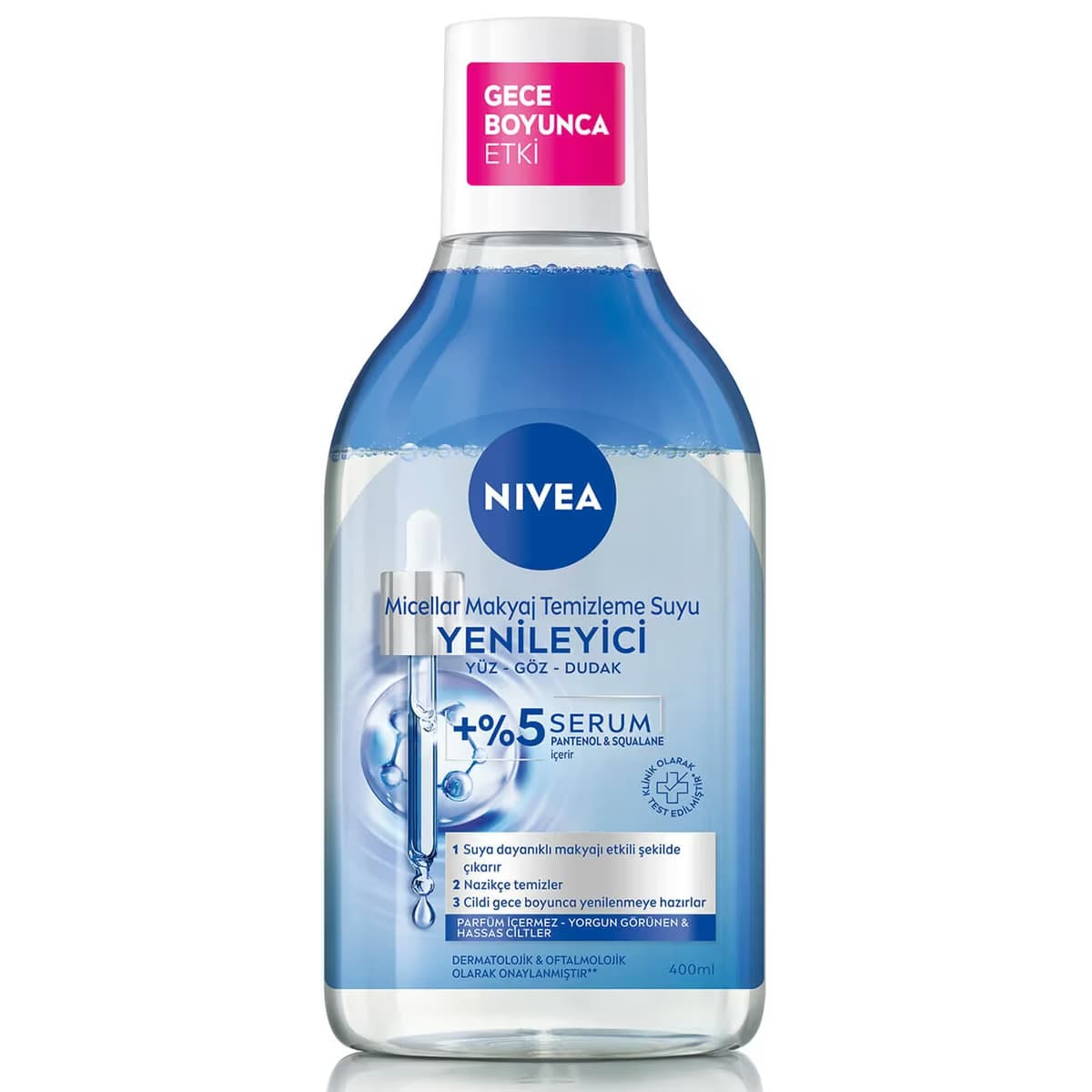 Nivea Micellar Makyaj Temizleme Suyu Serum İçerikli Yenileyici 400 ml