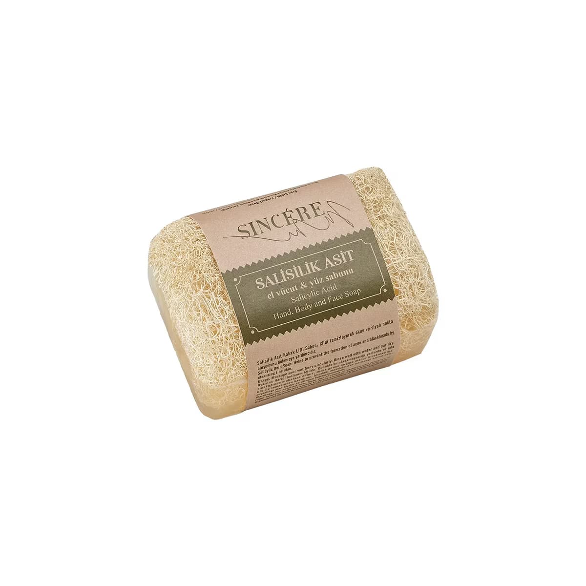 Sincere Kabak Lifli Sabun Salisilik Asit 120 gr