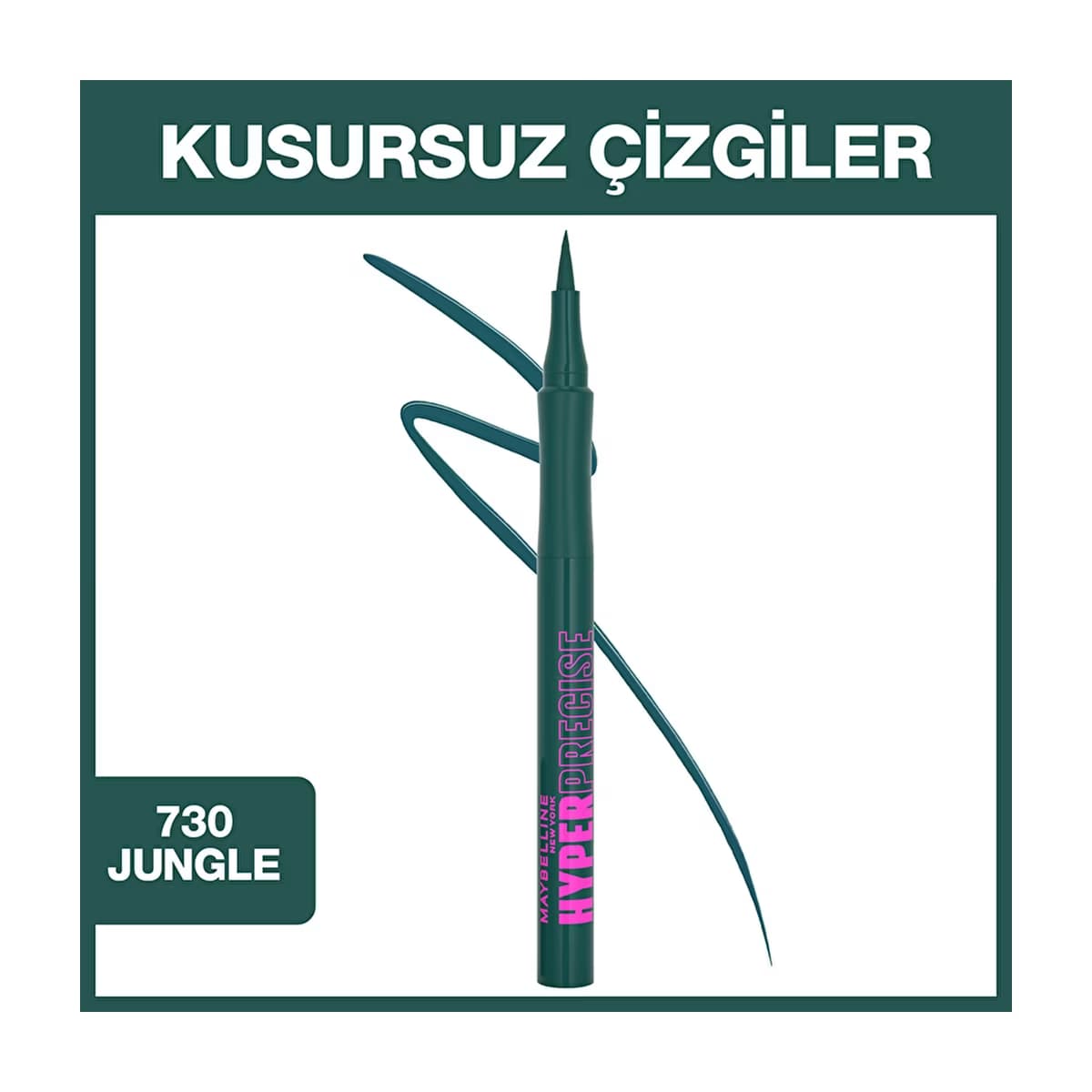 Maybelline New York Hyper Precise All Day Eyeliner 730 Jungle - Gratis