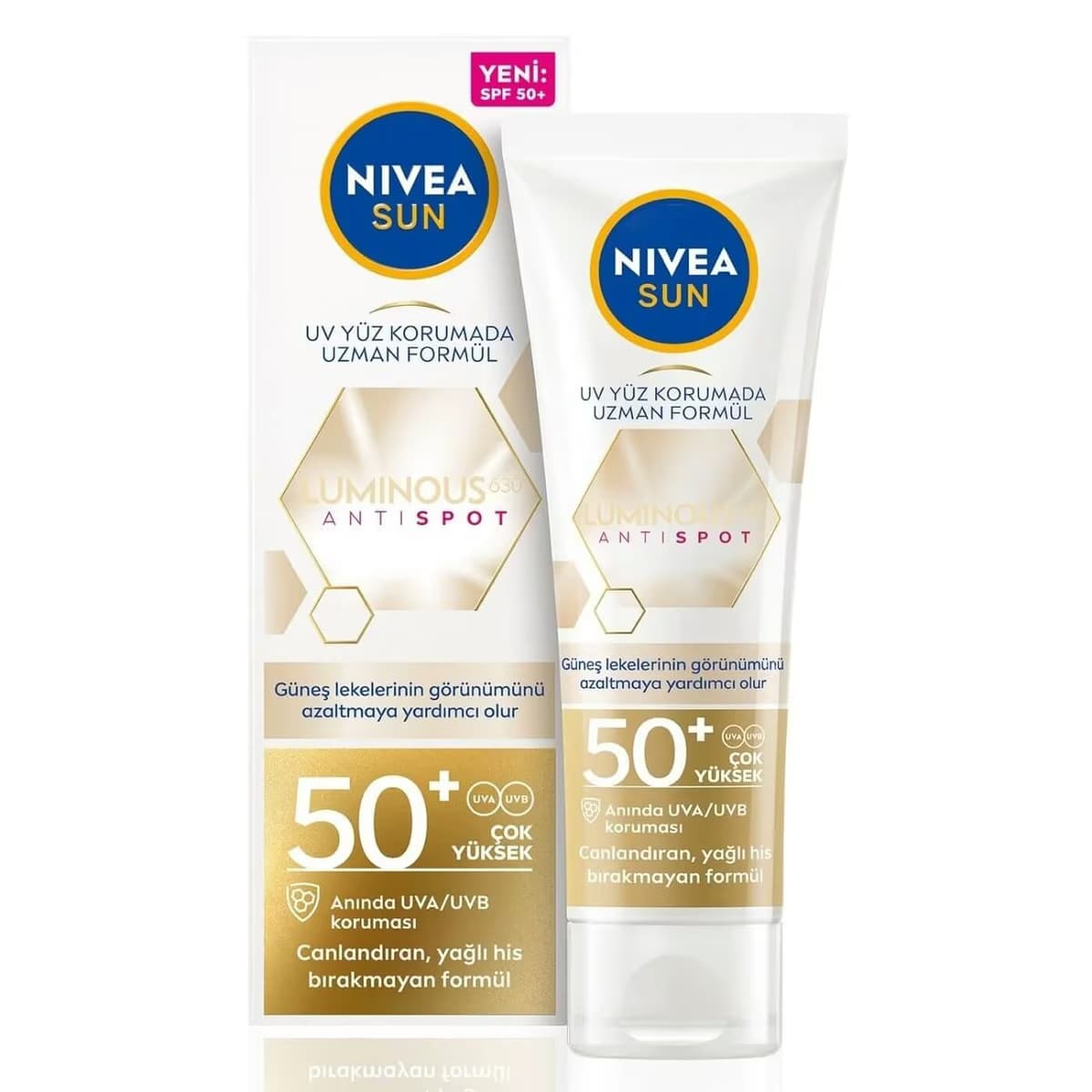 Nivea Sun Luminous630 Leke Karşıtı Güneş Koruyucu Yüz Kremi SPF50 40 ml