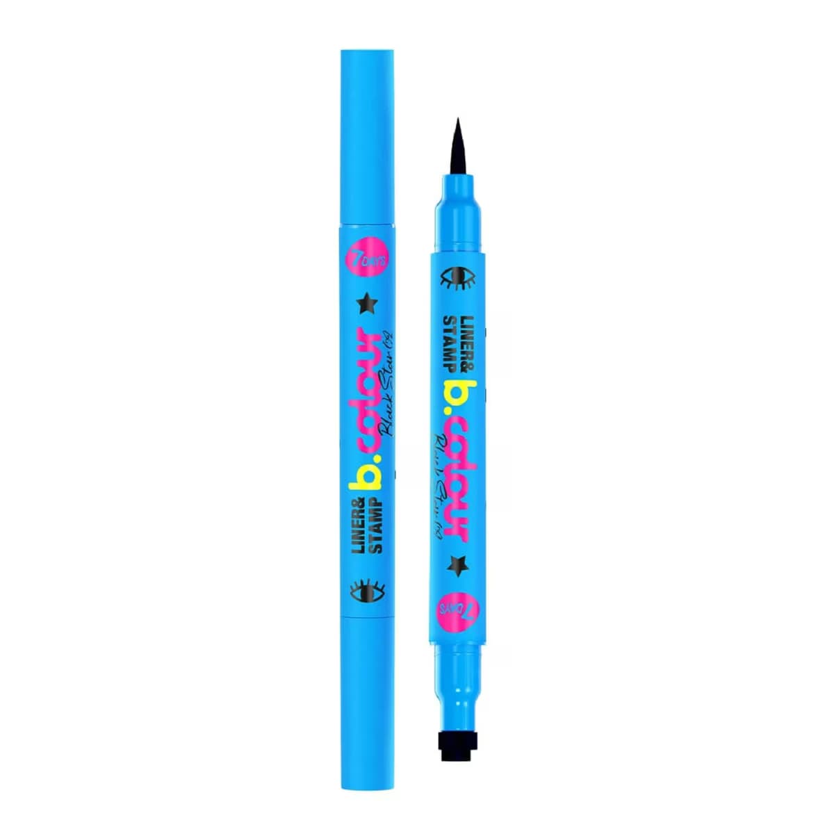 7Days B.Colour Likit Siyah Eyeliner 02 Black Star