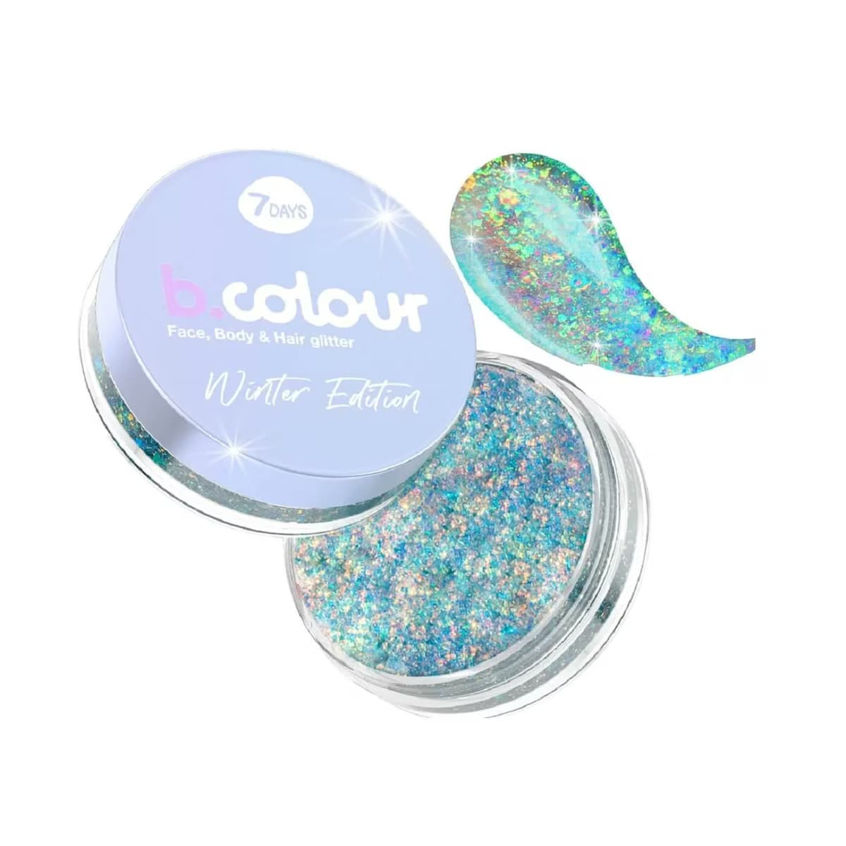 7Days B.Colour Glitter Yüz, Vücut ve Saç, Winter Edition, 01 Fireworks