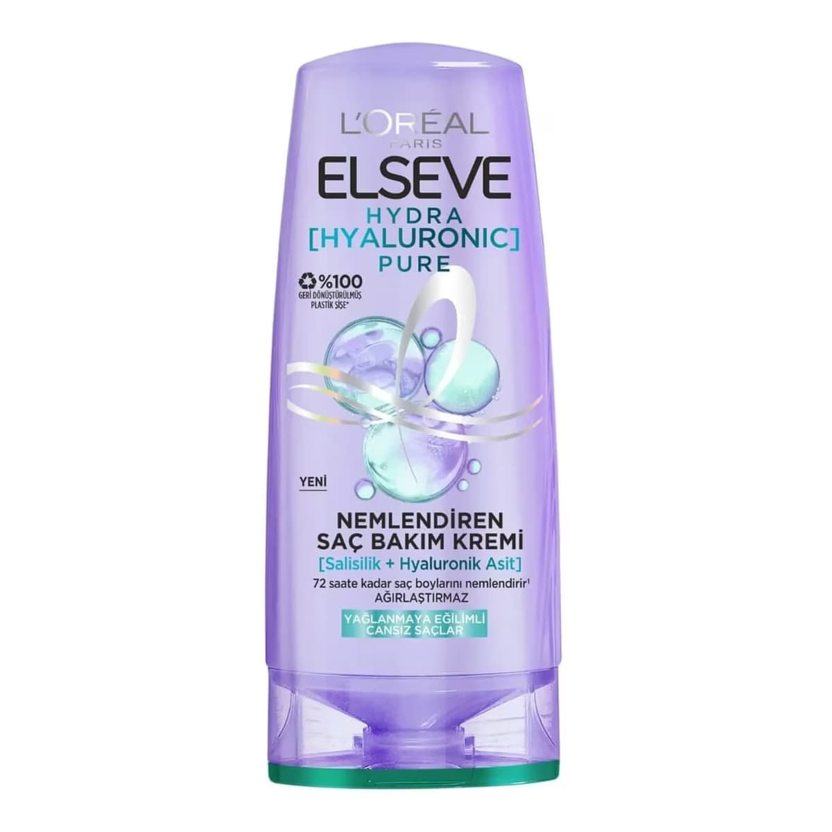 Elseve Hydra Hyaluronic Pure Yağlanma Karşıtı Saç Kremi 250 ml
