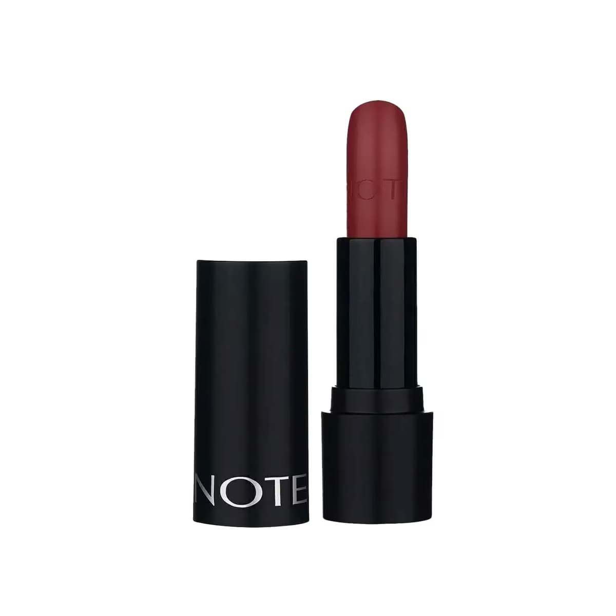 Note Deep Impact Lipstick Kremsi Dokulu Yarı Parlak Ruj 14 Warm Cherry