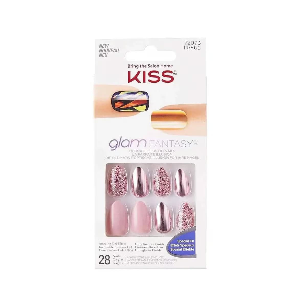 Kiss Takma Tırnak Glam Fantasy 01 28 Adet