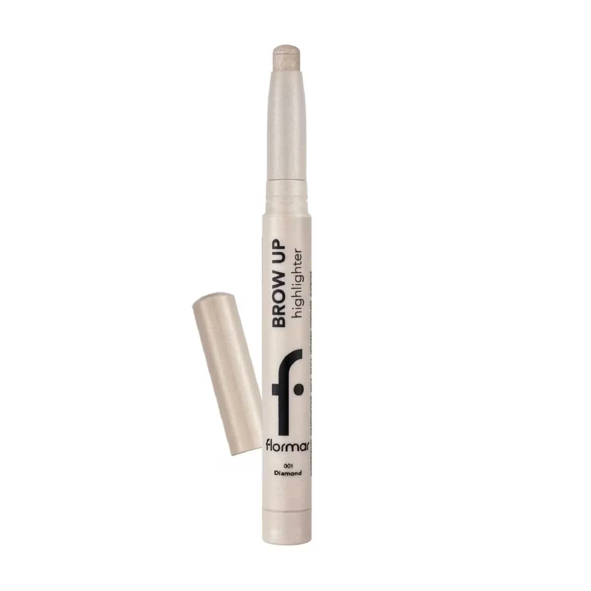 Flormar Brow Up Yumuşak Dokulu & Yoğun Işıltılı Asansörlü Kaş Altı Aydınlatma Kalemi 001 Diamond