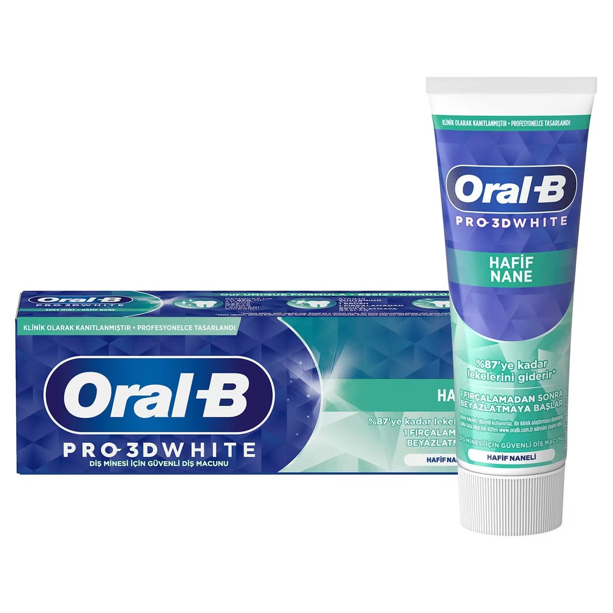 Oral B Diş Macunu Pro 3D White Hafif Nane 75 ml