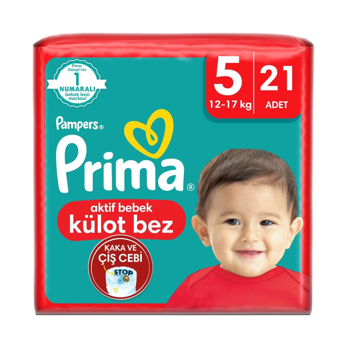 Prima Pampers Külot Bebek Bezi 5 Beden 21 Adet - Gratis
