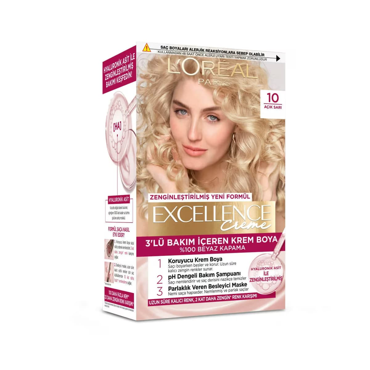 L’Oréal Paris Excellence Creme Saç Boyası Açık Sarı 10