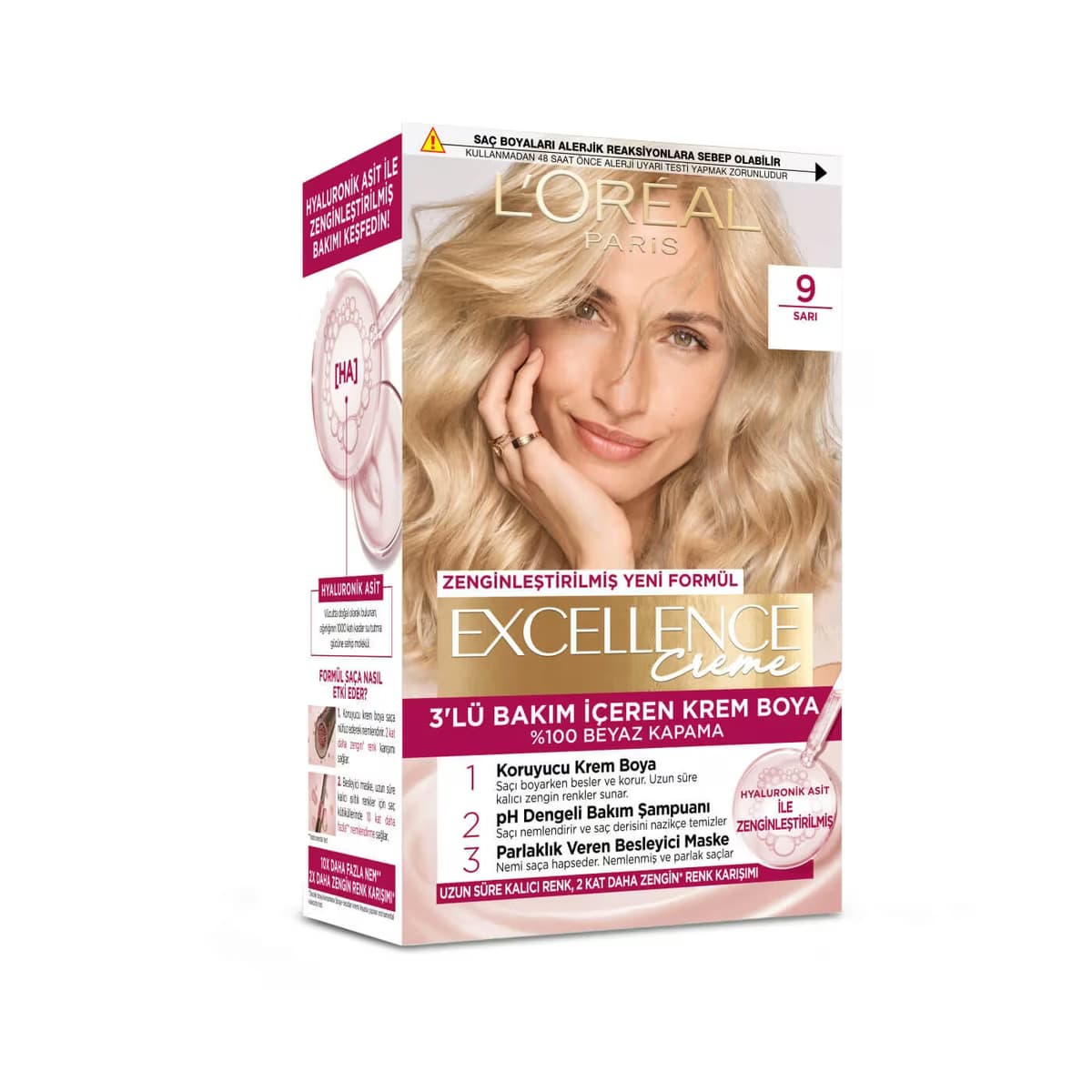 L’Oréal Paris Excellence Creme Saç Boyası Sarı 9